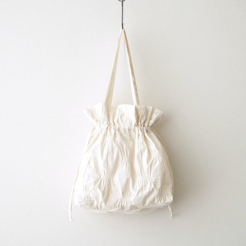 S.J. DRAWSTRING TOTE BAG #Natural [no.8263]