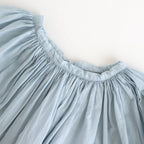 GARMENT DYE LAWN GATHER SMOCK #Sax [no.7520]