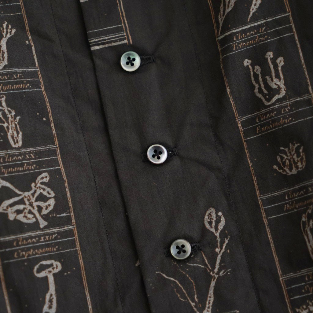 偶然の影：ブラウス #dark brown×beige [13261-09107]