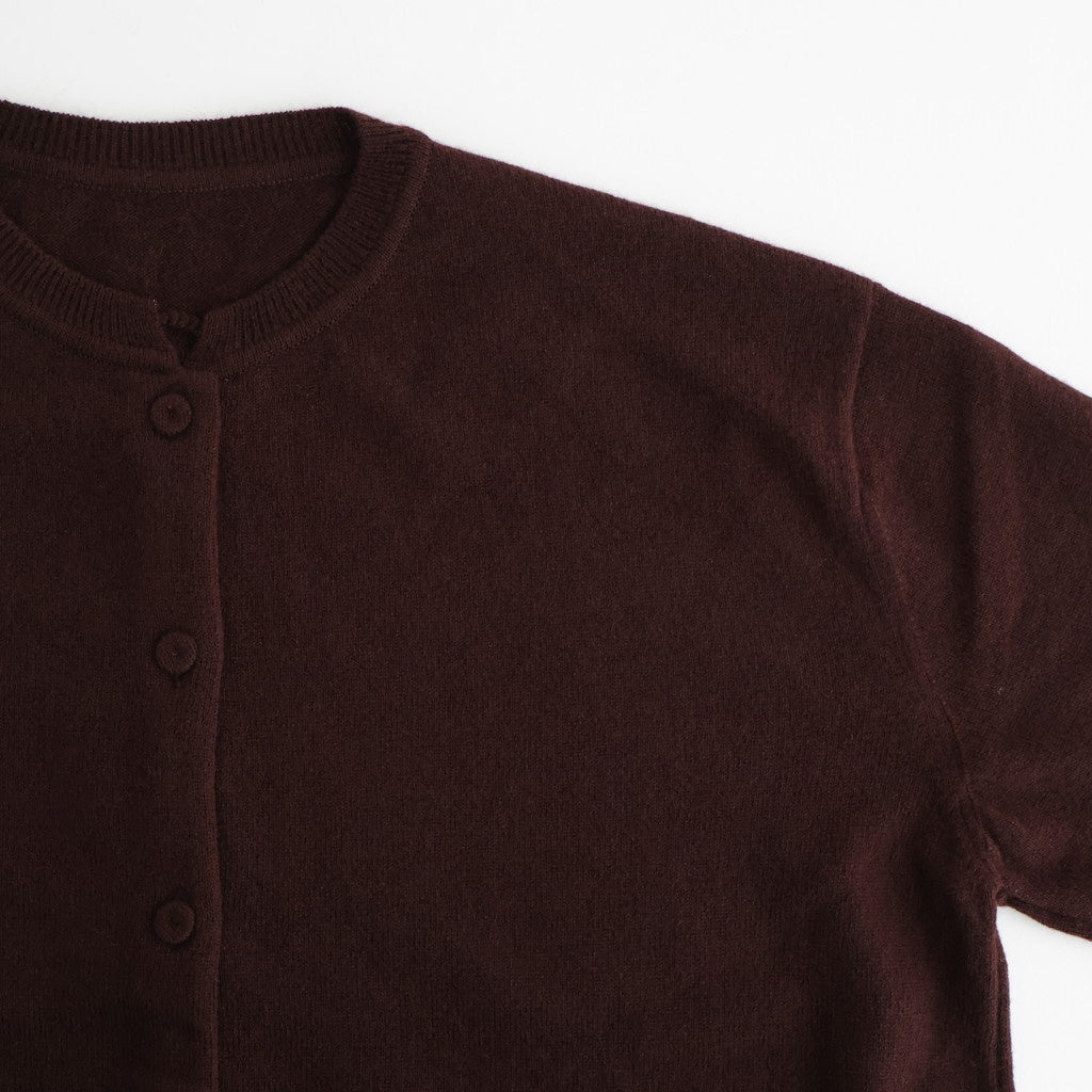 Lister Wool Cashmere Cardigan #D.BR [A232252TK809]