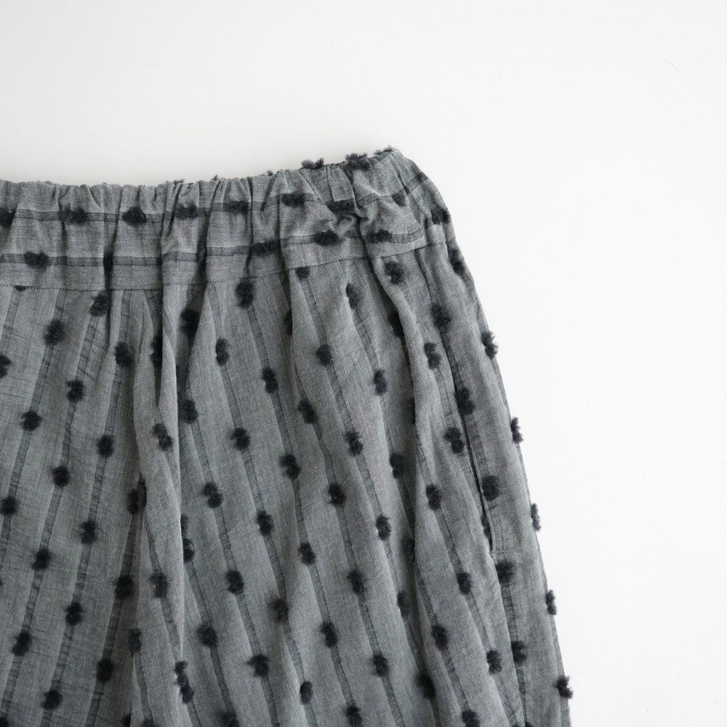夕暮れの唄：サルエルパンツ #gray×dark charcoal [13261-10313]