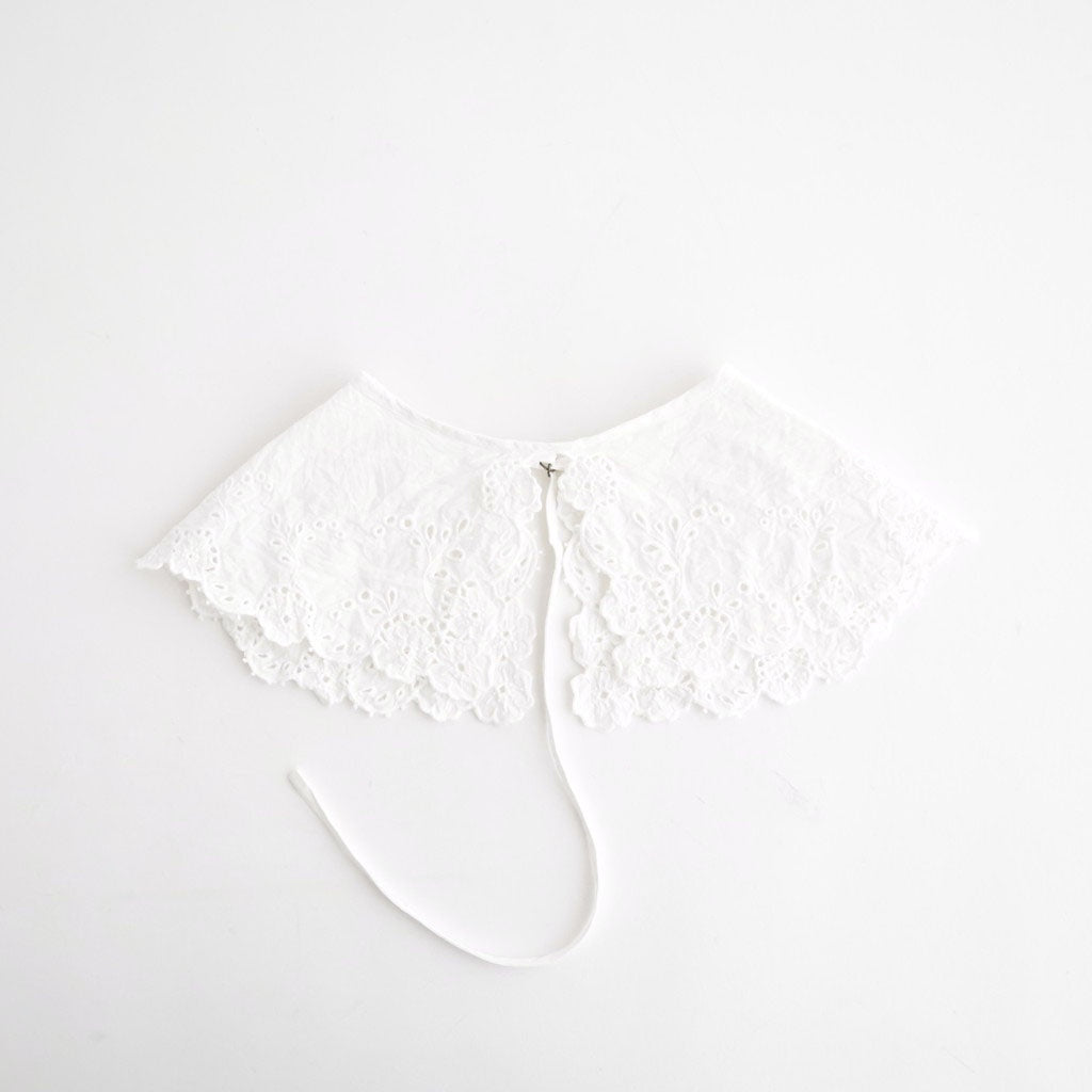 乾いた庭：付け襟 #white [13261-05516]