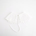乾いた庭：付け襟 #white [13261-05516]