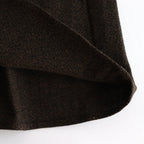 私の夜 Funnel neck blouse #dark brown [TLF-125-sh007-cla]
