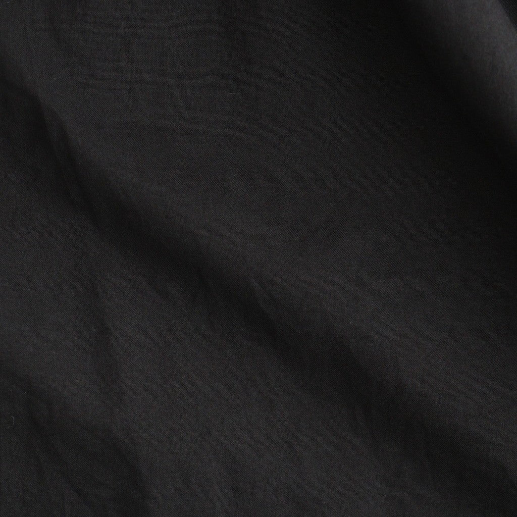 60s COTTON CAMBRIC PLAIN WITH LACE LACE FRILL COLLAR SHIRT #9900 BLACK [NSL26551]