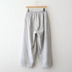 80s VOILE PLAIN WITH CUT WORK LACE EASY PANTS #9200 LT.GREY [INSL26345]