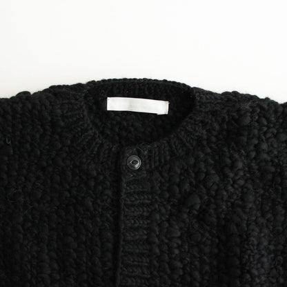 Knitted cardigan #black [TLF-125-kn003-hk]