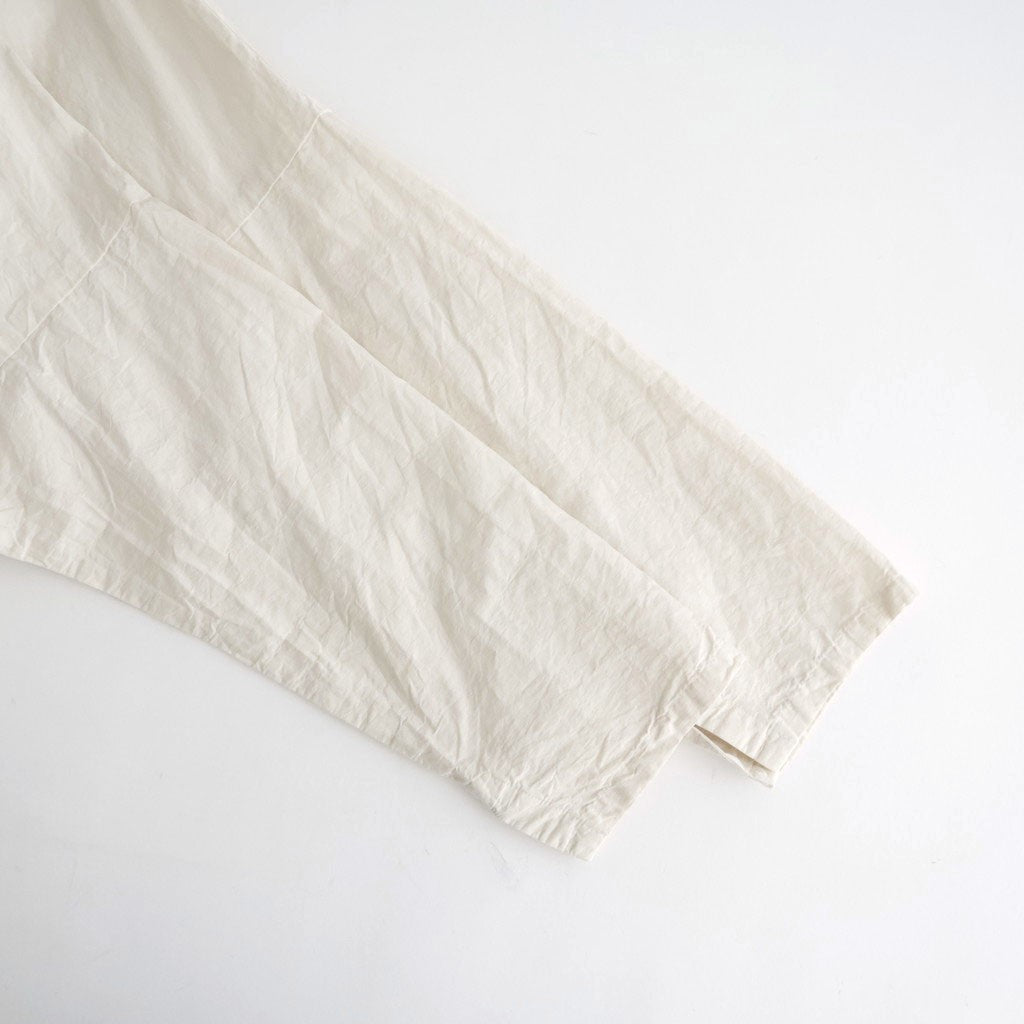 乾いた庭：ヘムレースオーバーシャツ #powder pink [13261-05207]