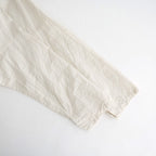 乾いた庭：ヘムレースオーバーシャツ #powder pink [13261-05207]