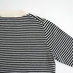 WOOL CASHMERE POCKET PULLOVER #Border [no.7803]