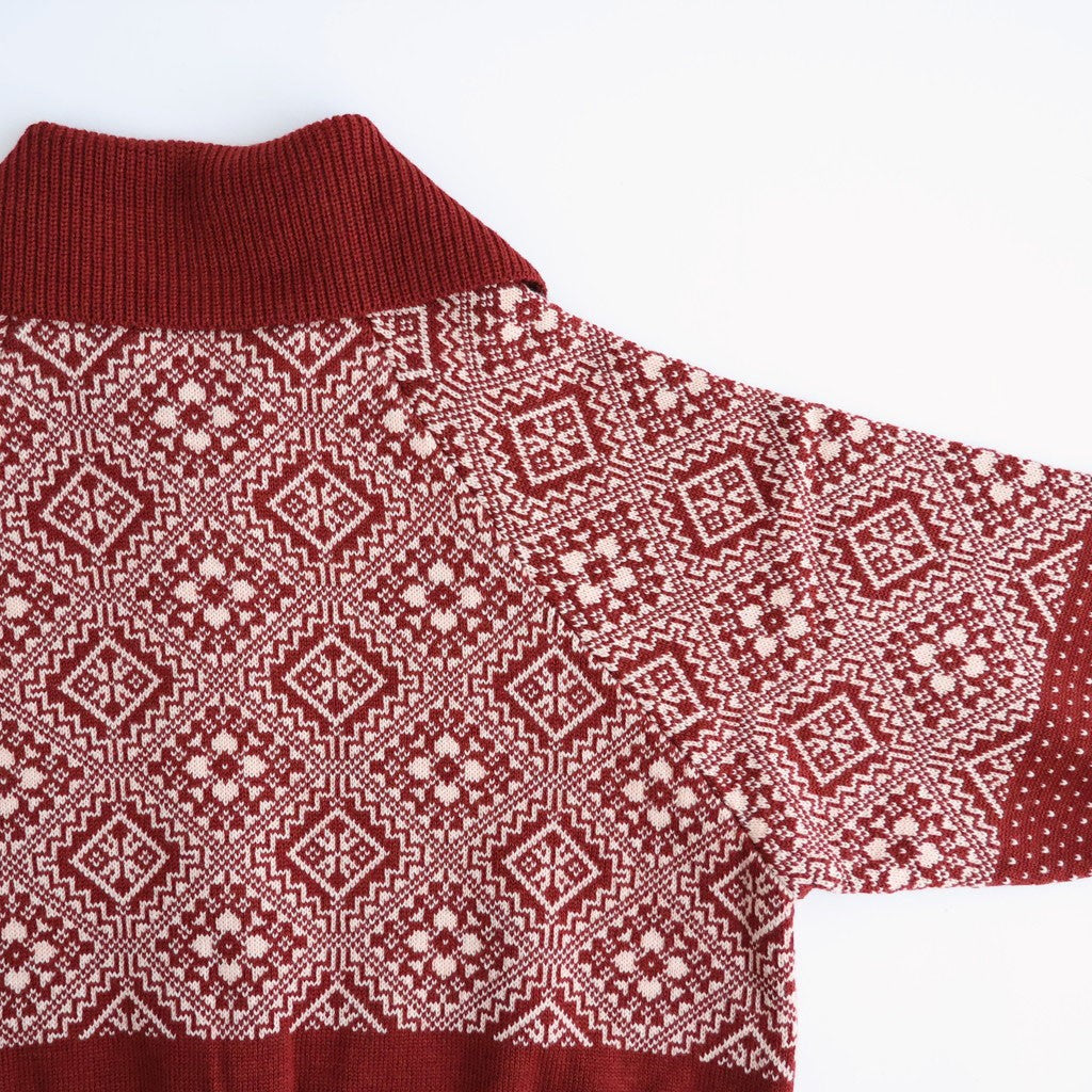 Memories zip cardigan #Red [262808]