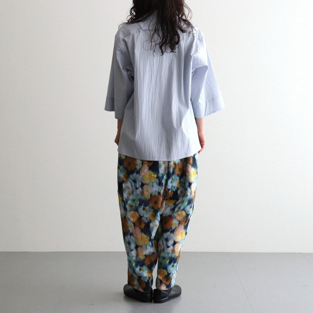 LIBERTY FABRICS ETERNAL COLLECTION Elastic waist wrap pants #Hazy Days [TLF-226-PT005-lpl]