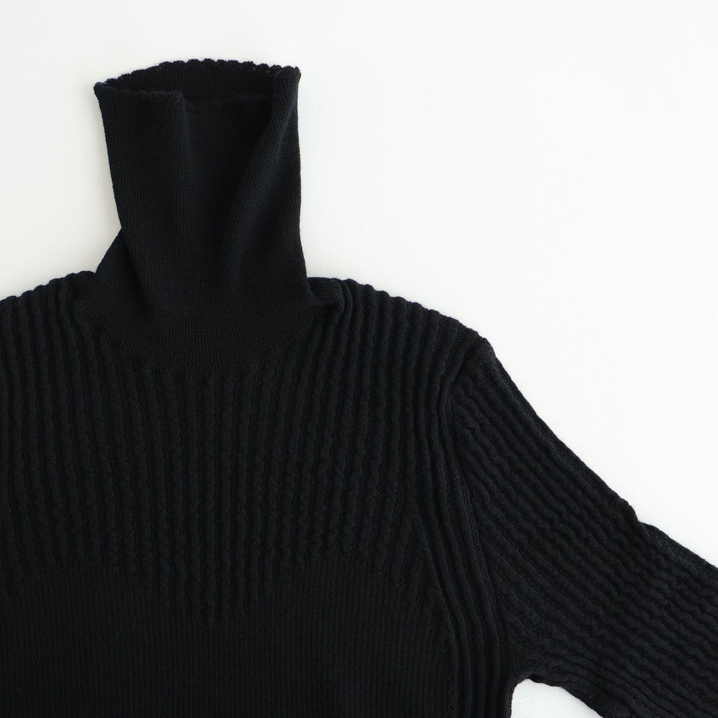 存在すること：Turtleneck sweater #C black [13241-13308]