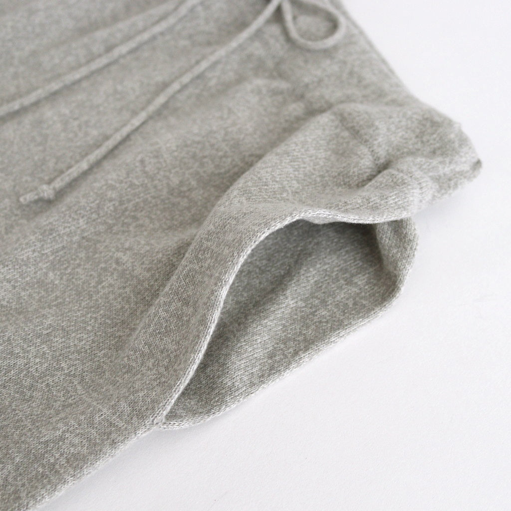 brushed silk cotton wide straight pants #gray [WVFL-UW103]
