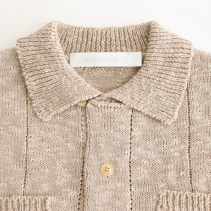 gardener knit polo #Beige [251808]