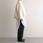 薄氷の汀 Tucked kraplap vest #ecru [TLF-125-ac001-tp]