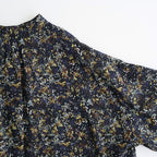 LIBERTY FABRICS ETERNAL COLLECTION Flared blouse #Reflections [TLF-226-SH003-lpl]