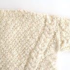 夜を紡ぐ Knitted cardigan #ecru [TLF-126-hkn003]