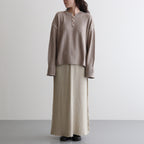 Cotton-Wool Jumper #Beige Mix [oni057]