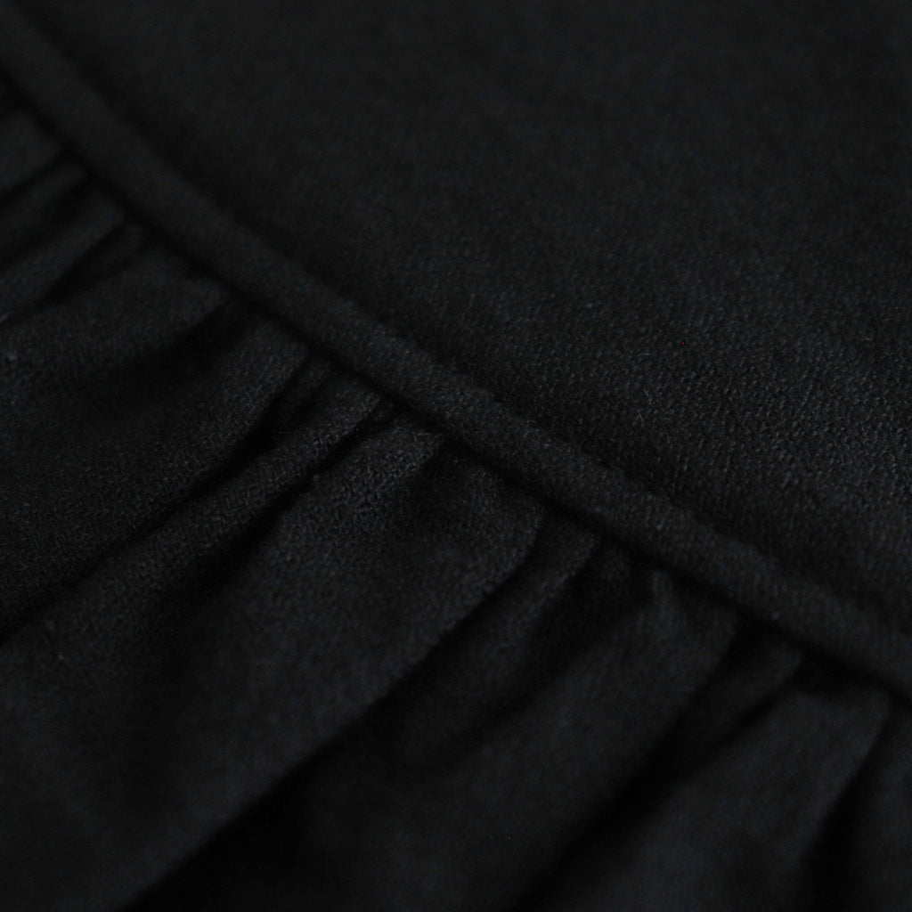 私の夜 Funnel neck blouse #black [TLF-125-sh007-cla]