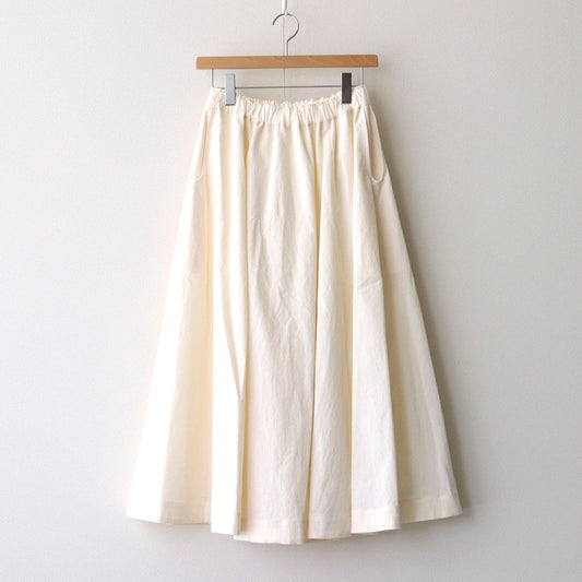 薄氷の汀 Circular skirt #ecru [TLF-125-sk001-tp]