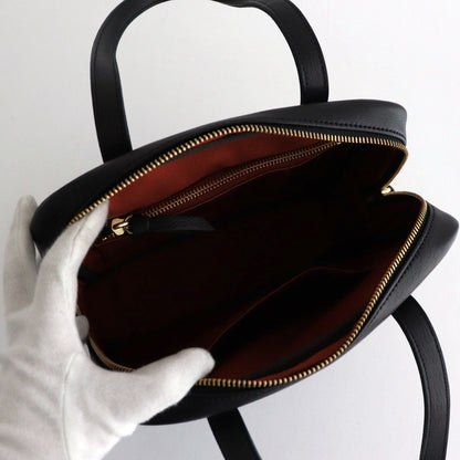 square hand bag #black