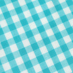 Drawstring bag POCHETTE #GINGHAM TEAL [TMB-2137A]