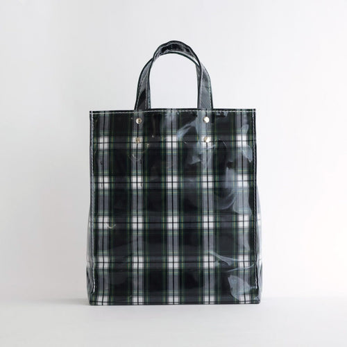 PAPER TOTE SMALL #CHECK DRESS-GORDON [TMB-2286H]