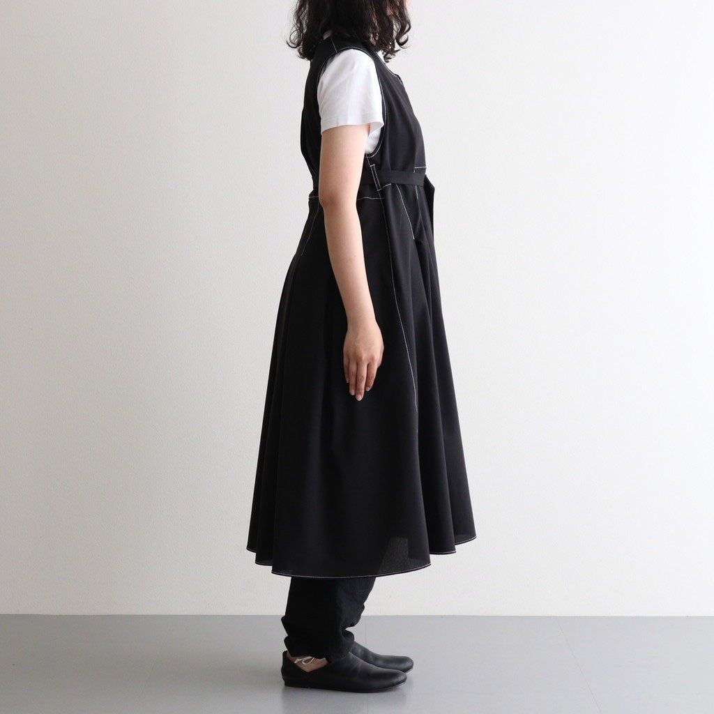 woolly like stitch dress #black [1559-003]