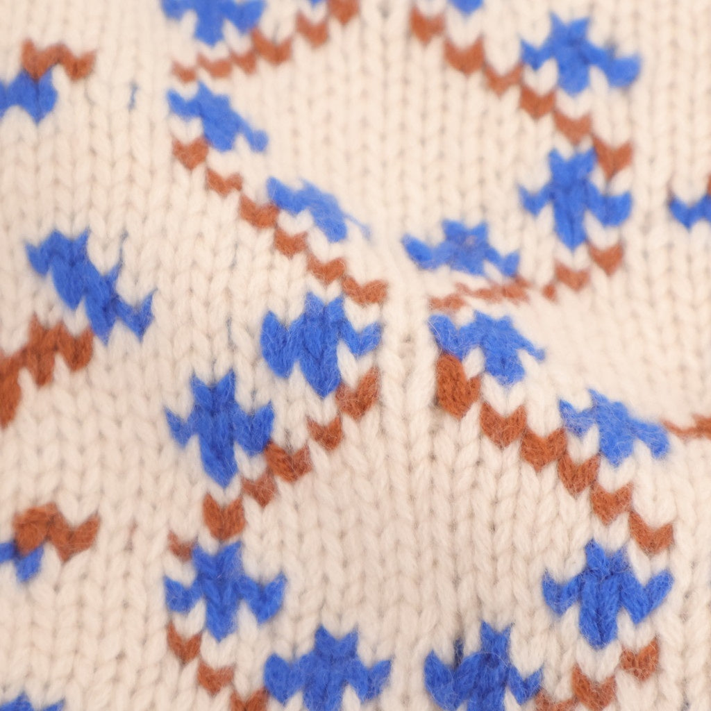 Panier de fleurs cardigan #blue [mdm02-12]