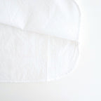 60s ORGANIC CAMBRIC WITH EMB BANDED COLLAR EMB TUNIC #9000 WHITE [NMDS26222]