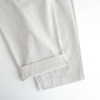COTTON/LINEN DYED WEATHER 2TUCK TAPERED EASY PANTS #9200 LT.GREY [GNMDS2501CLW]