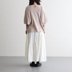 此処にある：ティアードスカート #off white [13261-03212]