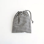 G.C. DRAWSTRING BAG (S) #Black [no.8070]