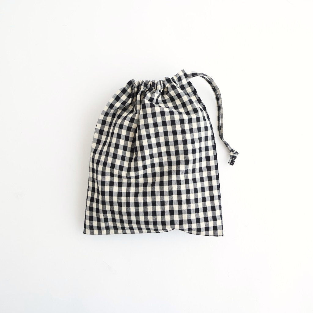G.C. DRAWSTRING BAG (S) #Black [no.8070]