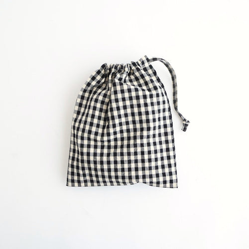G.C. DRAWSTRING BAG (S) #Black [no.8070]