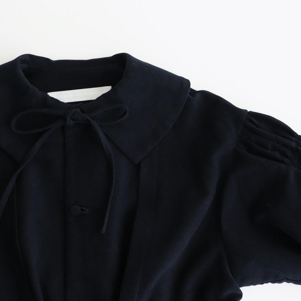 素朴な月夜 Biaude dress #navy [TLF-125-co022-ps]