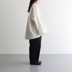 乾いた庭：ヘムレースオーバーシャツ #powder pink [13261-05207]