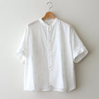 コットンリネンドットジャカードシャツ #シロドット [US242SH024]