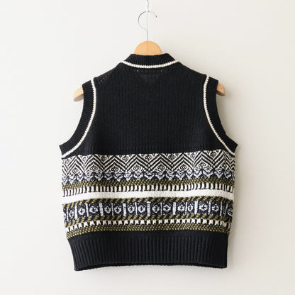 family traditions knit vest #Black [251803]