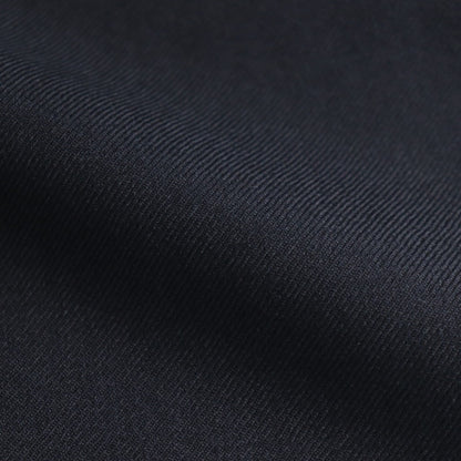 WORSTED SERGE 2TUCK WIDE EASY PANTS #9900 BLACK [GNMDS2502WS]