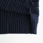 Recycled-Cotton Vest #Navy [oni059]