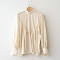 輝かしい影 Stand collar blouse #écru [TLF-226-SH001-em]