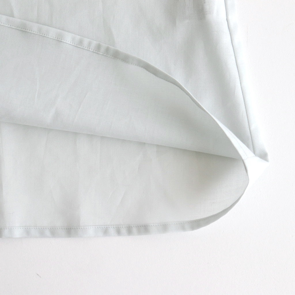 静寂の欠片 half sleeve back open blouse #Blue gray [TLF-225-sh008-la]