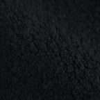 RECYCLE BOA WOOL DOUBLE OVER COAT #9900 BLACK [JNMDS2451]