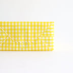 PAPER TOTE SMALL #GINGHAM YELLOW [TMB-2286H]