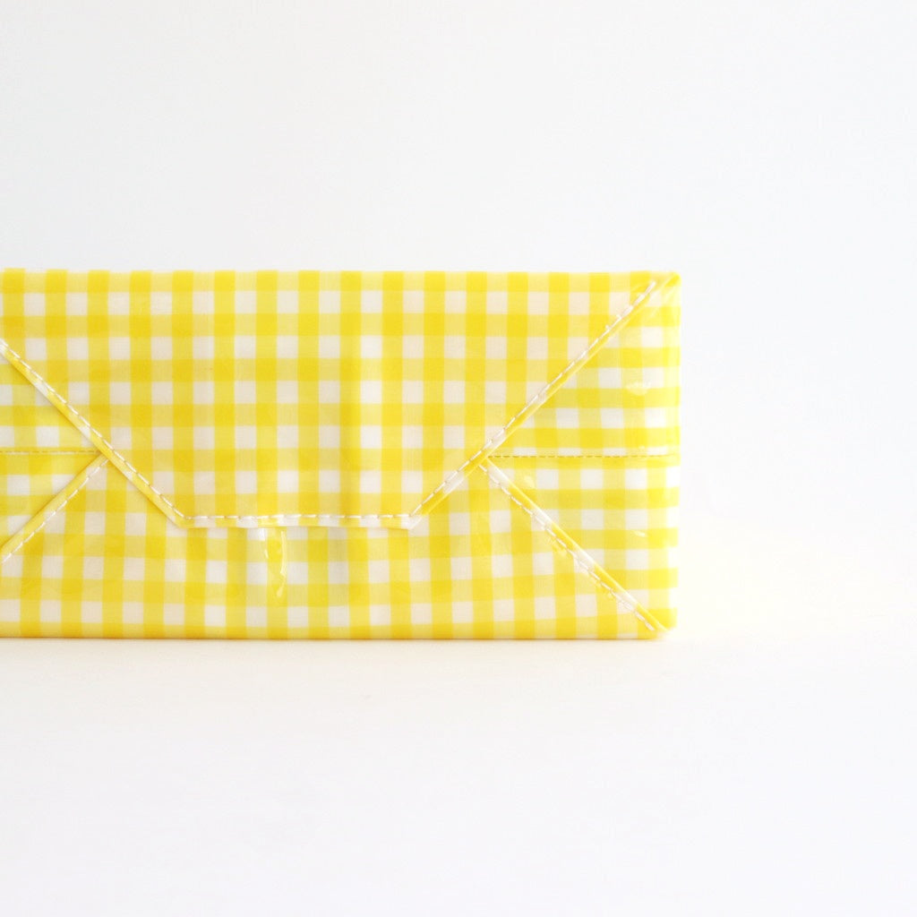 PAPER TOTE SMALL #GINGHAM YELLOW [TMB-2286H]