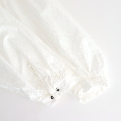 日日夜夜：Embroidery long tunic shirt #off white [13251-05307]