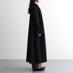 沈黙の音色 Yoke dress #Black [26F-OP001-CL]