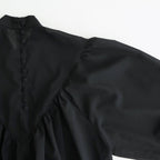 輝かしい影 Stand collar blouse #black [TLF-226-SH001-em]
